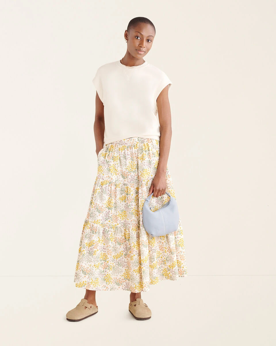 Floral Poplin Skirt 4 Floral Poplin Skirt - Image 2