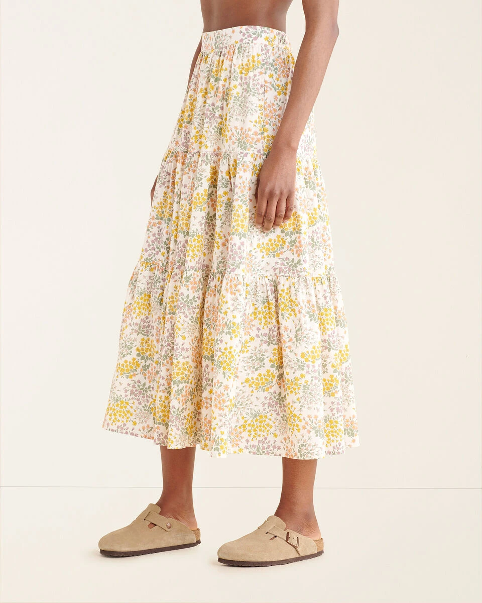 Floral Poplin Skirt 5 Floral Poplin Skirt - Image 3