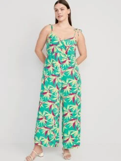 Old Navy Loose Cropped Tie-Shoulder V-Neck Cami Jumpsuit For Women 26 Old Navy Loose Cropped Tie-Shoulder V-Neck Cami Jumpsuit For Women -LuxeWear Sales Store cn53381919