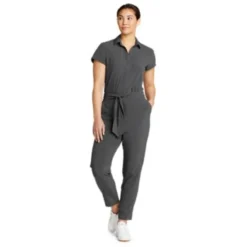 Eddie Bauer Women's Departure Short-Sleeve Jumpsuit -LuxeWear Sales Store https3A2F2Feddiebauer.scene7 .com2Fis2Fimage2FEddieBauer2FD0314067 707C1 640x