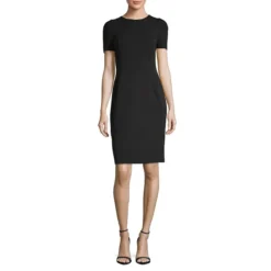 Calvin Klein Puffed-Sleeve Sheath Dress