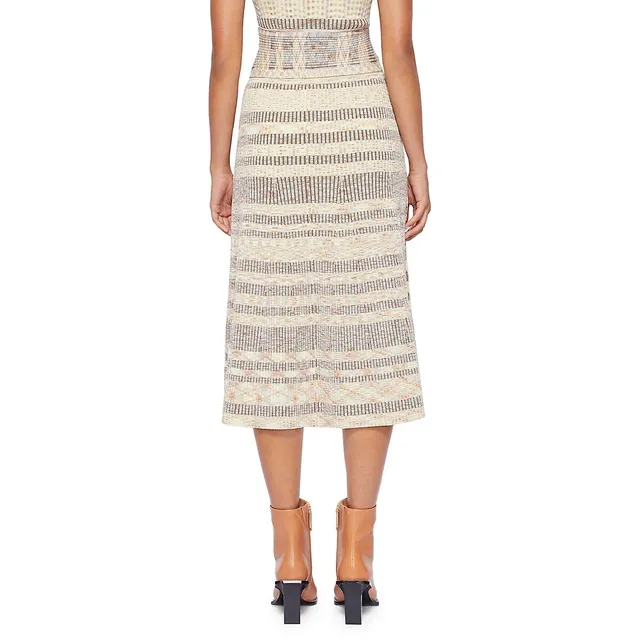 Simona Compact Rib Space Dye Skirt 4 Simona Compact Rib Space Dye Skirt - Image 2