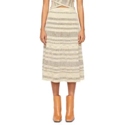 Simona Compact Rib Space Dye Skirt