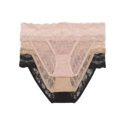 3-Pack Lace Kiss Bikini Panties