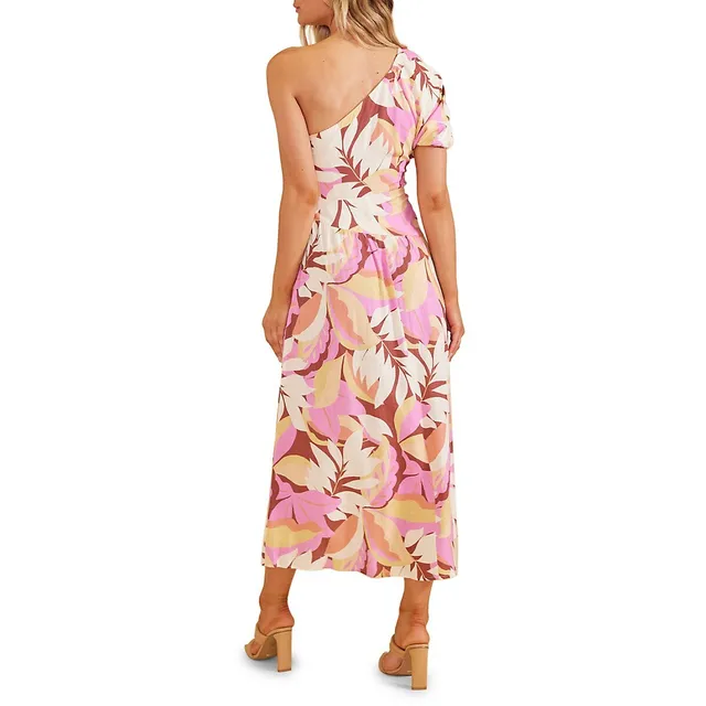 Minkpink Botanica Kali One-Shoulder Dress 4 Minkpink Botanica Kali One-Shoulder Dress - Image 2