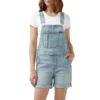 Holly Denim Short Overalls