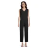 EILEEN FISHER V-Neck Sleeveless Jumpsuit