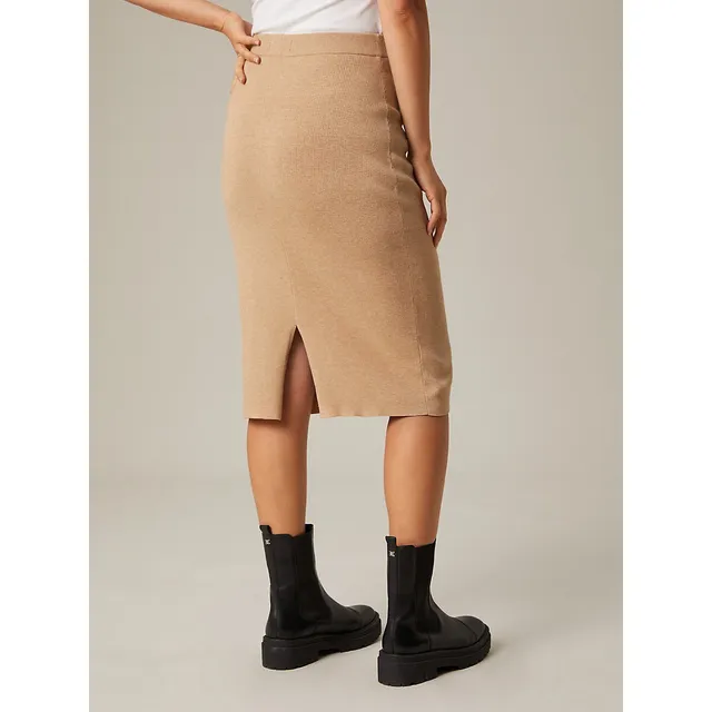 Rib Knit Pencil Skirt 4 Rib Knit Pencil Skirt - Image 2