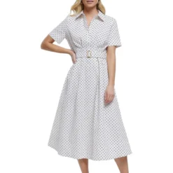 RIVER ISLAND Polka-Dot Belted-Waist Midi Shirtdress -LuxeWear Sales Store https3A2F2Fimage.s5a.com2Fis2Fimage2FTheBay2F5063154240420 alt23Fwid3D120026hei3D120026qlt3D9026resMode3Dsharp226op usm3D0.92C1.02C82C0 640x