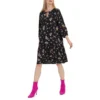 Vero Moda Danni Gathered-Hem Floral Dress