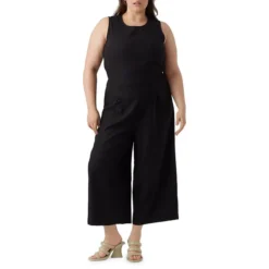Vero Moda Plus Tie-String Sleeveless Jumpsuit