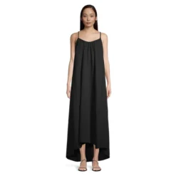 Vero Moda Plus Natali Crossback Crinkle Midi Dress