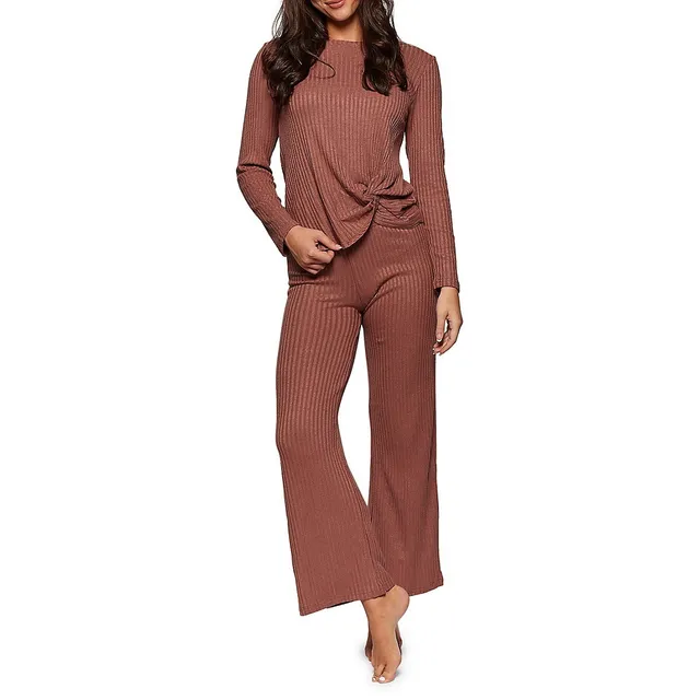 2-Piece Ribbed Top & Joggers Pyjama Set 3 2-Piece Ribbed Top & Joggers Pyjama Set