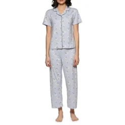 2-Piece Floral-Print Pyjama Set