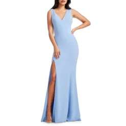 Dress The Population Sandra Side-Slit Mermaid Gown