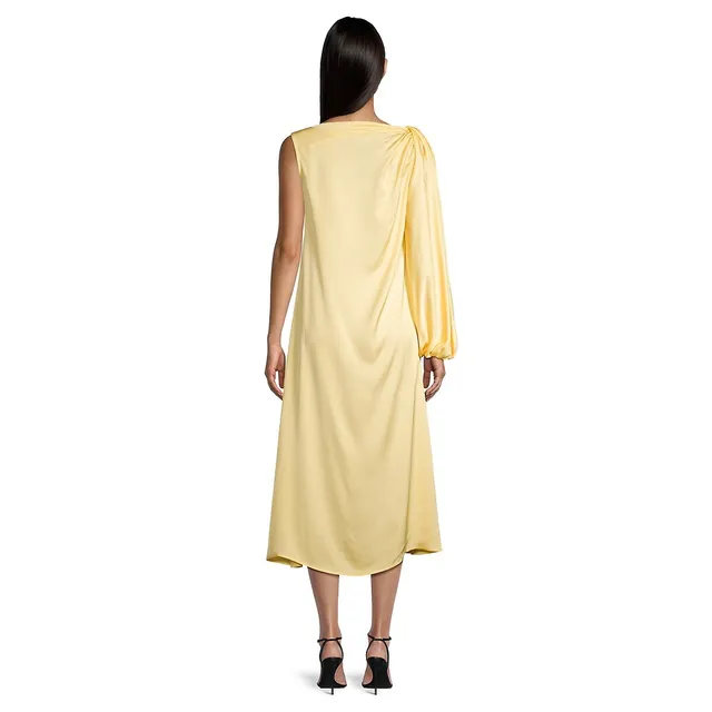 Zeppelin Draped One-Sleeve Midi Dress 4 Zeppelin Draped One-Sleeve Midi Dress - Image 2