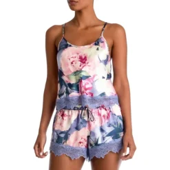 Claudia 2-Piece Floral Lace Cami Pyjamas Set