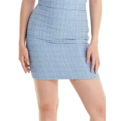 Guess Emma Mid-Rise Bouclé Skirt