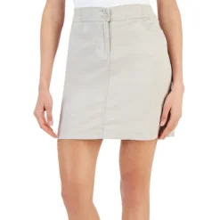 Plus Knit-Waist Skorts