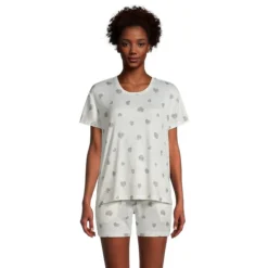 Love All Day 2-Piece Relaxed-Fit Heart-Print T-Shirt & Shorts Set