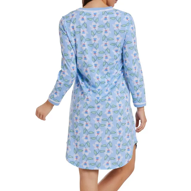 Floral Short Nightshirt 4 Floral Short Nightshirt - Image 2