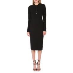 Polo Knit Midi Dress