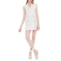 Tailored Blazer-Style Romper