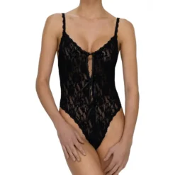 HANKY PANKY Lace Crotchless Teddy