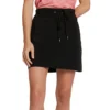 Elastic Drawstring Waist Knit Skorts