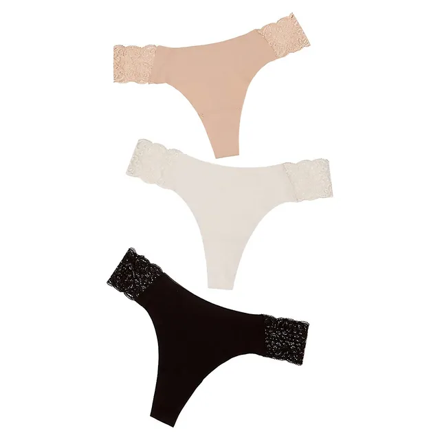 COTTON ON Seamless 3-Piece G-String Briefs 3 COTTON ON Seamless 3-Piece G-String Briefs