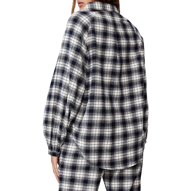 COTTON ON Warm Woven Check Flannel Sleep Shirt 4 COTTON ON Warm Woven Check Flannel Sleep Shirt - Image 2