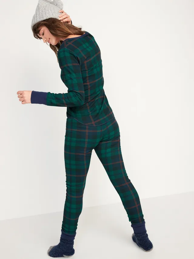 Old Navy Matching Printed Thermal-Knit Pajama Leggings For Women 4 Old Navy Matching Printed Thermal-Knit Pajama Leggings For Women - Image 2