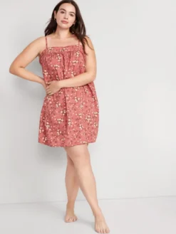 Old Navy Floral Smocked Mini Cami Swing Nightgown For Women -LuxeWear Sales Store https3A2F2Foldnavy.gapcanada.ca2Fwebcontent2F00522F4232F8482Fcn52423848.jpg 640x