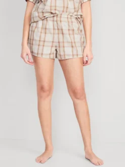 Old Navy High-Waisted Printed Smocked Pajama Shorts For Women -- 3-inch Inseam -LuxeWear Sales Store https3A2F2Foldnavy.gapcanada.ca2Fwebcontent2F00522F4252F2882Fcn52425288.jpg 640x