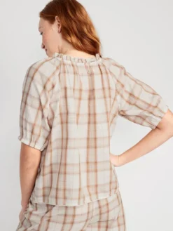 Old Navy Printed Smocked Pajama Swing Top For Women -LuxeWear Sales Store https3A2F2Foldnavy.gapcanada.ca2Fwebcontent2F00522F4252F6392Fcn52425639.jpg 640x