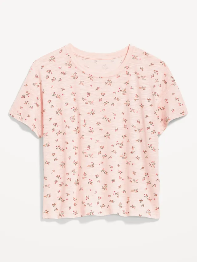 Old Navy Sunday Sleep Floral Slub-Knit Pajama T-Shirt For Women 11 Old Navy Sunday Sleep Floral Slub-Knit Pajama T-Shirt For Women - Image 9