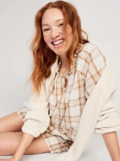 Old Navy Printed Smocked Pajama Swing Top For Women -LuxeWear Sales Store https3A2F2Foldnavy.gapcanada.ca2Fwebcontent2F00522F5252F3022Fcn52525302.jpg 640x