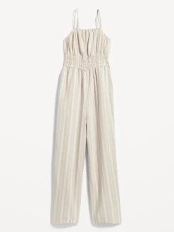 Old Navy Striped Linen-Blend Cropped Smocked Cami Wide-Leg Jumpsuit For Women 20 Old Navy Striped Linen-Blend Cropped Smocked Cami Wide-Leg Jumpsuit For Women -LuxeWear Sales Store https3A2F2Foldnavy.gapcanada.ca2Fwebcontent2F00522F5622F2342Fcn52562234.jpg 640x