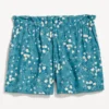 Old Navy High-Waisted Floral Pajama Shorts -- 3-inch Inseam