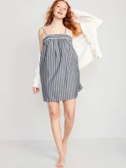 Old Navy Printed Smocked Cami Nightgown For Women