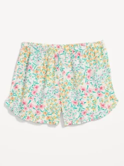 Old Navy High-Waisted Floral Ruffle-Trimmed Pajama Shorts For Women -- 2.25" Inseam -LuxeWear Sales Store https3A2F2Foldnavy.gapcanada.ca2Fwebcontent2F00522F7122F6832Fcn52712683.jpg 640x