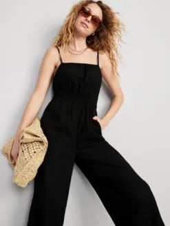 Old Navy Waist-Defined Linen-Blend Cropped Smocked Cami Jumpsuit For Women 14 Old Navy Waist-Defined Linen-Blend Cropped Smocked Cami Jumpsuit For Women -LuxeWear Sales Store https3A2F2Foldnavy.gapcanada.ca2Fwebcontent2F00522F7802F2332Fcn52780233.jpg 640x