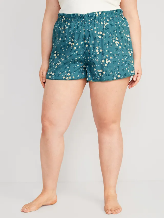 Old Navy High-Waisted Floral Pajama Shorts -- 3-inch Inseam 7 Old Navy High-Waisted Floral Pajama Shorts -- 3-inch Inseam - Image 5
