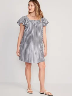Old Navy Maternity Smocked Flutter-Sleeve Nightgown