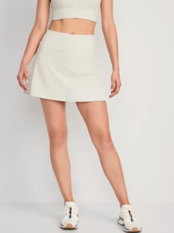 Old Navy High-Waisted PowerSoft Rib-Knit Skort For Women