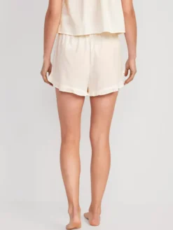 Old Navy Matching High-Waisted Ruffle-Trimmed Pajama Shorts For Women -- 2.5-inch Inseam -LuxeWear Sales Store https3A2F2Foldnavy.gapcanada.ca2Fwebcontent2F00522F8932F5702Fcn52893570.jpg 640x