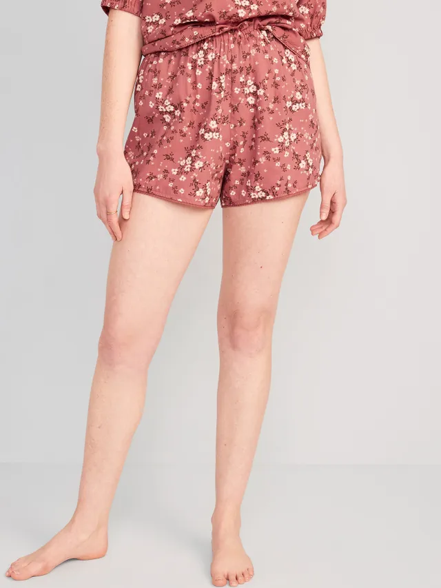 Old Navy High-Waisted Floral Pajama Shorts -- 3-inch Inseam 8 Old Navy High-Waisted Floral Pajama Shorts -- 3-inch Inseam - Image 6