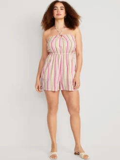 Old Navy Striped O-Ring Halter Romper For Women -- 3.5-inch Inseam 11 Old Navy Striped O-Ring Halter Romper For Women -- 3.5-inch Inseam -LuxeWear Sales Store https3A2F2Foldnavy.gapcanada.ca2Fwebcontent2F00532F2072F8172Fcn53207817.jpg 640x