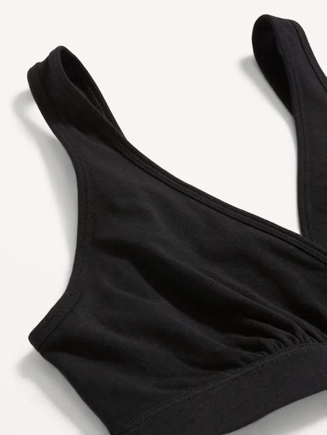 Old Navy Maternity Cross-Front Cotton Nursing Bralette 5 Old Navy Maternity Cross-Front Cotton Nursing Bralette - Image 3