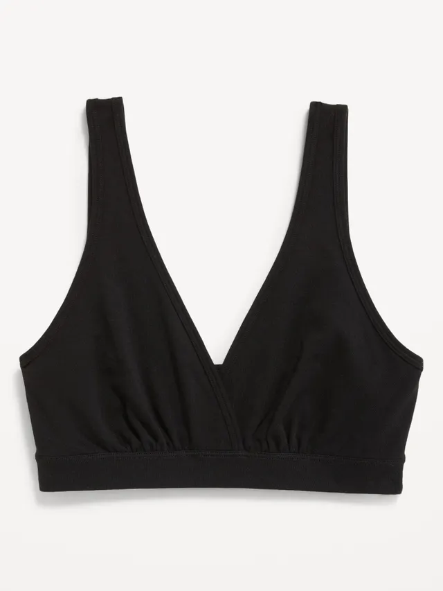 Old Navy Maternity Cross-Front Cotton Nursing Bralette 6 Old Navy Maternity Cross-Front Cotton Nursing Bralette - Image 4